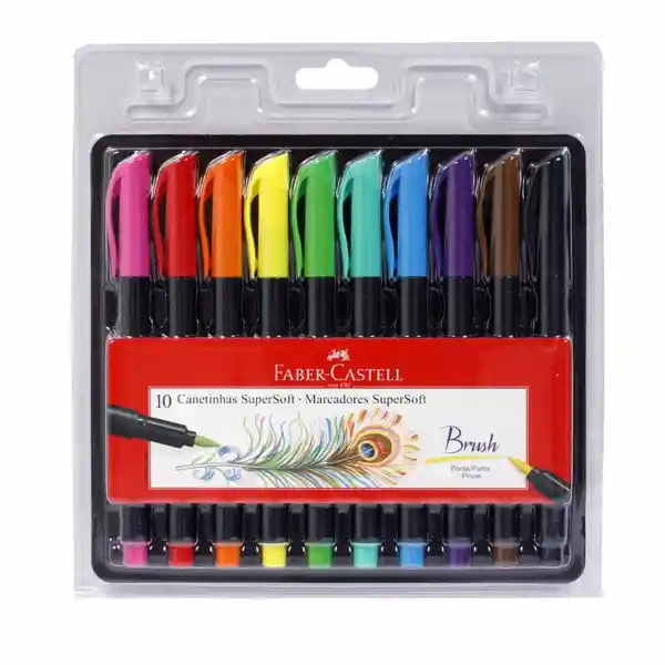 Faber-Castell Plumón Supersoft 707B-10