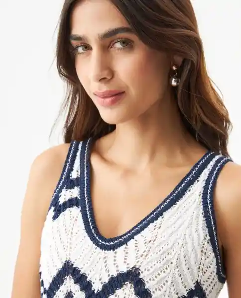 Blusa Top Summer Femenino Crudo Porcelana Claro T. XS Chevignon