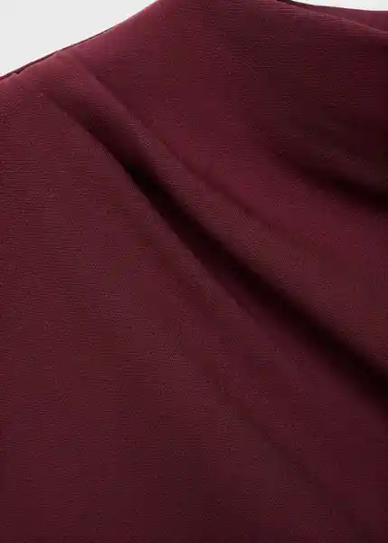 Vestido Belle Burdeos Talla M Mujer Mango