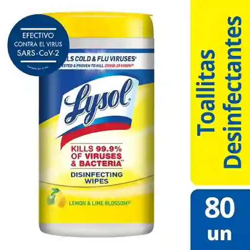 Lysol Toalla Humeda Wipe