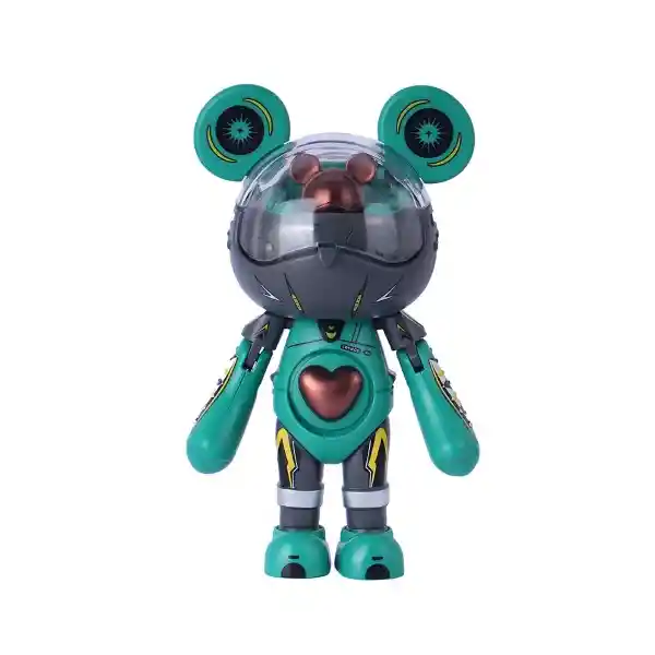 Juguete Serie de Transformación Oso Interestelar Verde Miniso