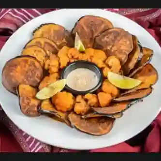 Coliflor y berenjenas