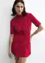 Vestido Hannah Fucsia Talla 18 Mujer Mango