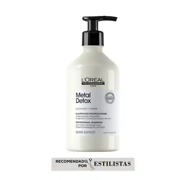 LOréal Professionnel Shampoo Metal Detox Desintoxicación