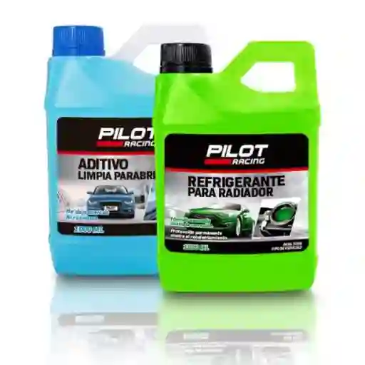 Pilot Racing Pack Refrigerante Verde + Limpiaparabrisas