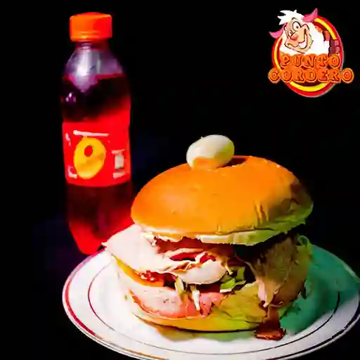 Combo Hamburguesa de Cordero Con Econolitro