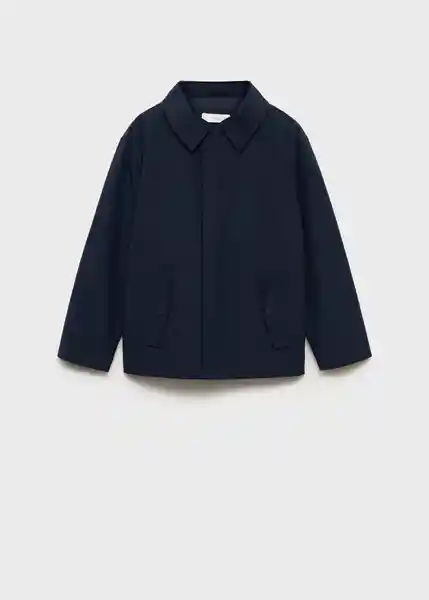 Abrigo Parka Fernando Navy Talla 07 Niños Mango