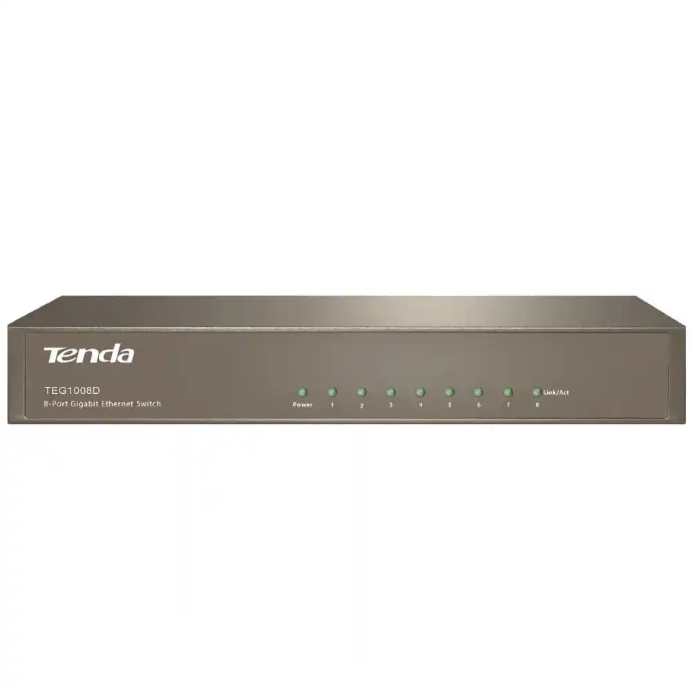 Tenda Switch Gigabit de Sobremesa de 8 Puertos Teg1008D