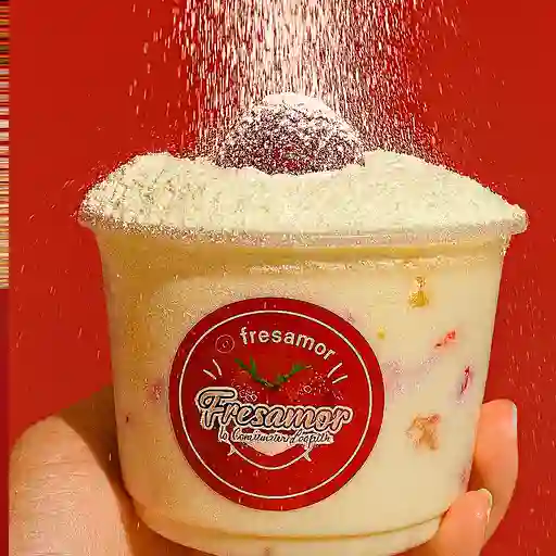 Fresa amor nevado