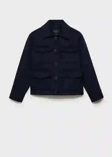 Chaqueta Anna2 Marino Talla S Mujer Mango