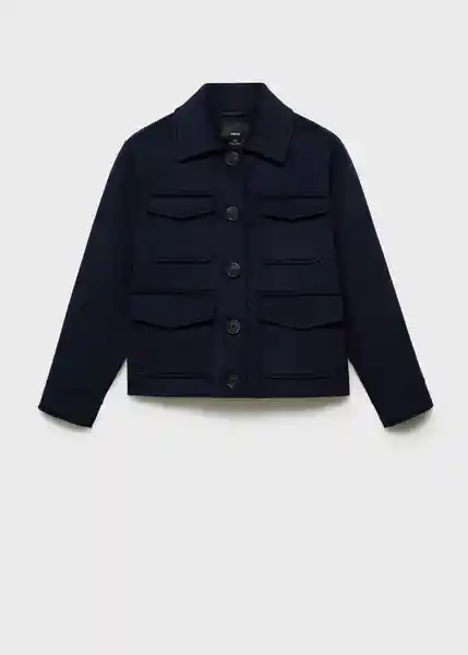 Chaqueta Anna2 Marino Talla S Mujer Mango