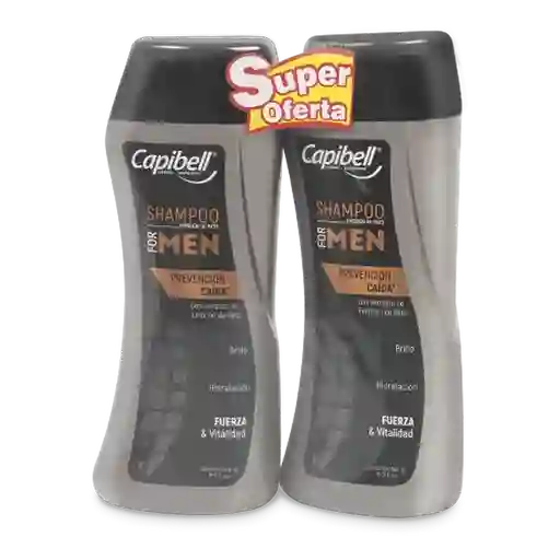 Capibell Pack de Shampoo For Men