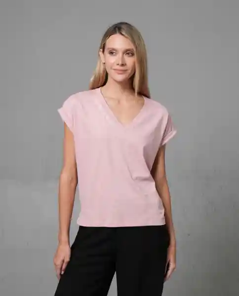 Camiseta Mujer Rosa XL 202G100_ROS142305 Rifle