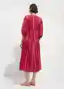 Vestido Geni Fucsia Talla XS Mujer Mango