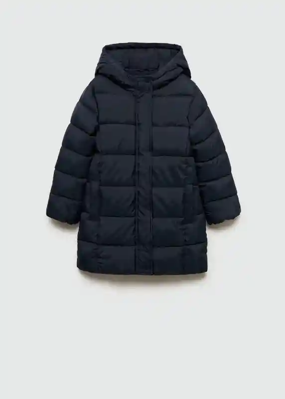 Chamarra Anorak Anna Navy Talla 06 Niñas Mango