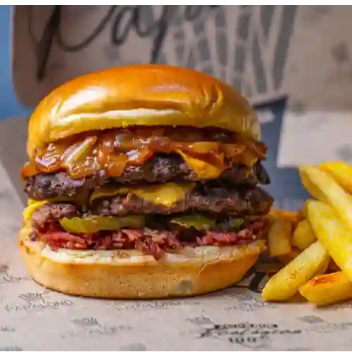 Combo Papalong Smash Burger Doble