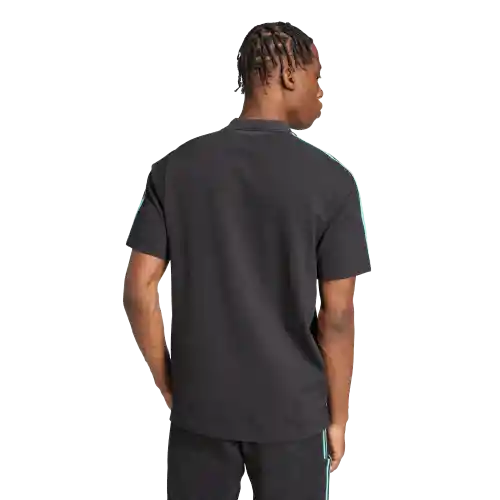 Adidas Camiseta Polo F1 Mercedes Benz de Hombre Negro Talla S