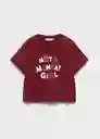 Camiseta Monday Granate Talla 10 Niña Mango