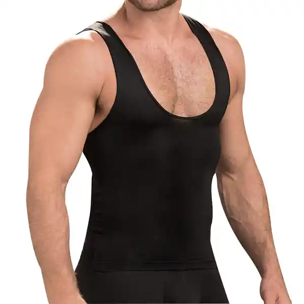 Croydon Camisilla Correc Postura Hombre Negro Talla XL