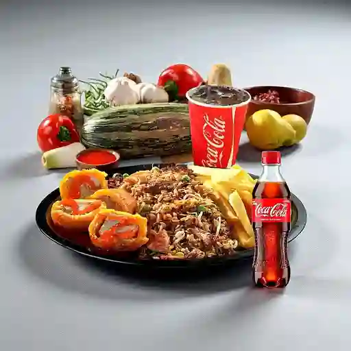 Combo con Cerdo Agridulce + Coca Cola Original 400 ml