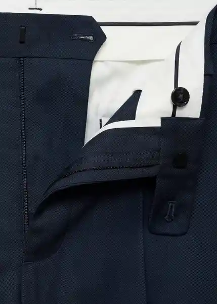Pantalón Milan Navy Talla 48 Hombre Mango