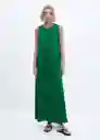 Vestido Linda-A Verde Talla XS Mujer Mango