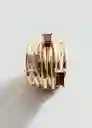 Anillo Lotto Oro Talla L Mujer Mango