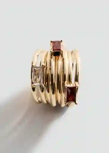 Anillo Lotto Oro Talla L Mujer Mango