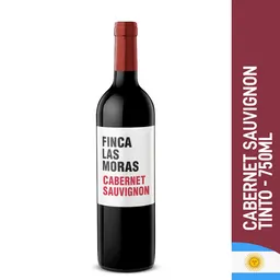 Finca las Moras Vino Tinto Cabernet Sauvignon Botella 750 ml