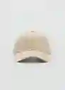 Gorra Basic Beige Hombre Mango