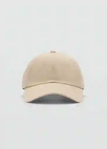 Gorra Basic Beige Hombre Mango