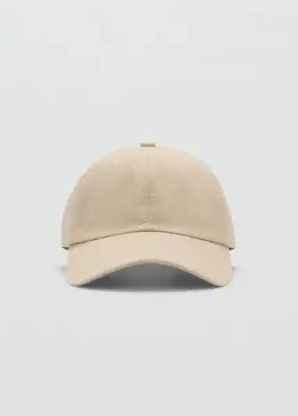 Gorra Basic Beige Hombre Mango