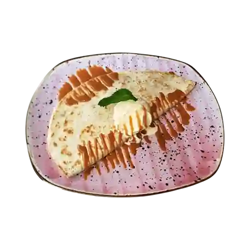 Quesadilla de Arequipe con Helado