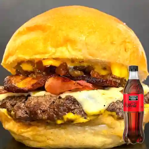 Combo Holy Burger Colombiana + Coca-Cola Zero 500 ml