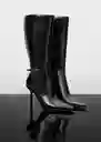 Botas Scarlet Negro Talla 38 Mujer Mango