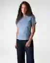 Camiseta Mujer Azul Talla M 602G020_AZU184220 Americanino