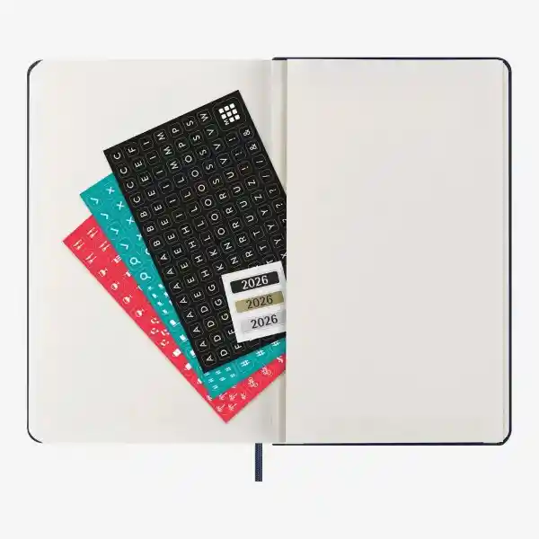 Moleskine Agenda Semanal Azul Grande Hc 2026