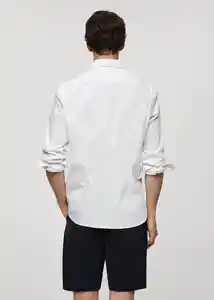 Camisa Palmar Blanco Talla XL Hombre Mango