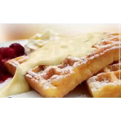 Waffle de Queso y Mantequilla