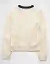 Buzo Mujer Blanco Talla X-SMALL 2543100 American Eagle