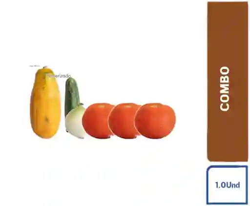 Combo Cebolla + Pepino Cohombro + Papaya Maradol + Tomate