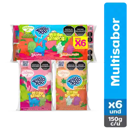 Yogo Yogo Bisabor Bolsa 150 g x 6 Und