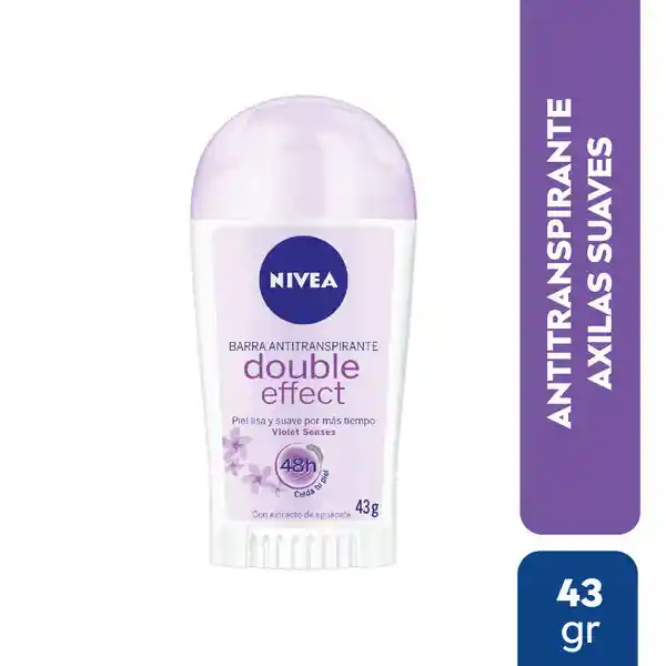 Nivea Double Effect Desodorante Mujer Violet Senses Barra