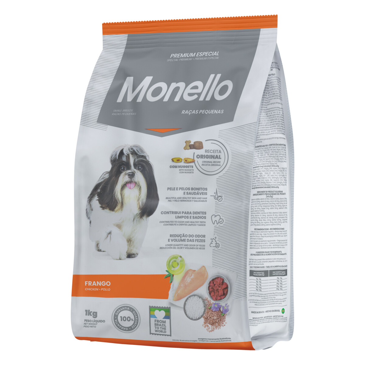 Monello Alimento para Perro Adulto Raza Pequeña Sabor Pollo 1 kg