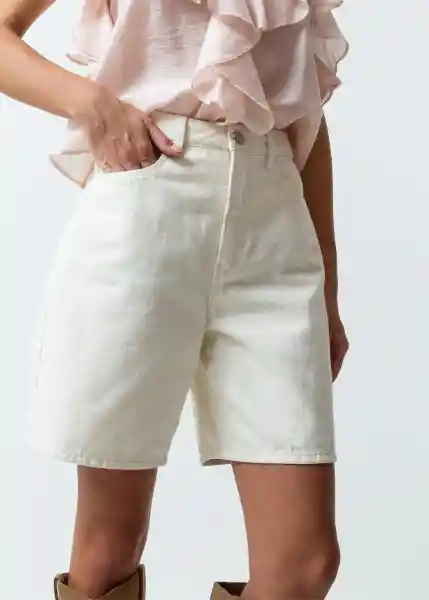 Short Mujer Crudo Marfil Claro 6 451G371 Naf Naf