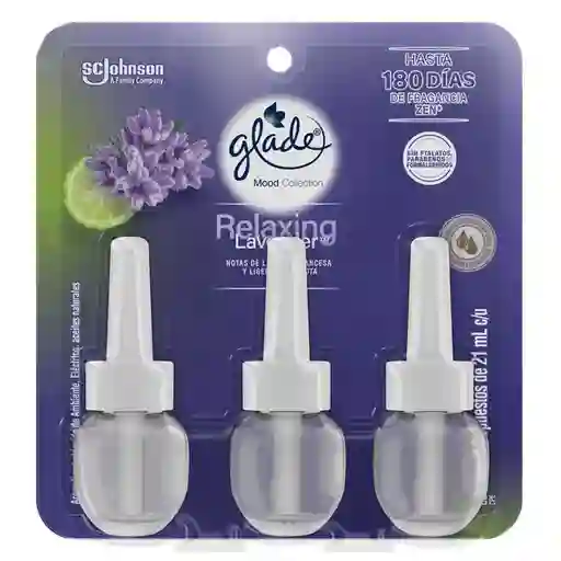 Glade Aceite Natuales Mood Collection Relaxing Lavender 63 mL