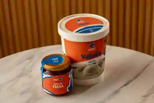Litro Helado + Salsa