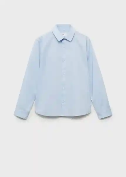 Camisa Carlos Celeste Talla 10 Niños Mango