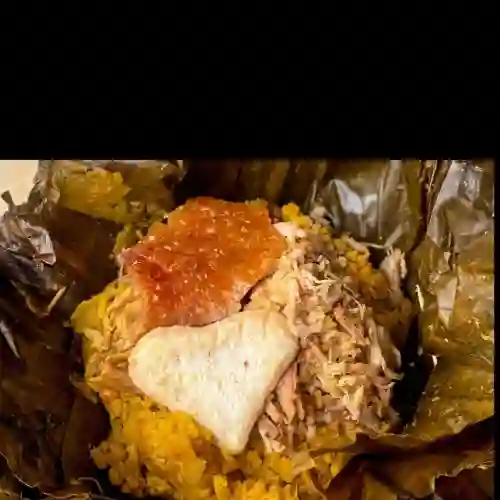 Tamal con Copete