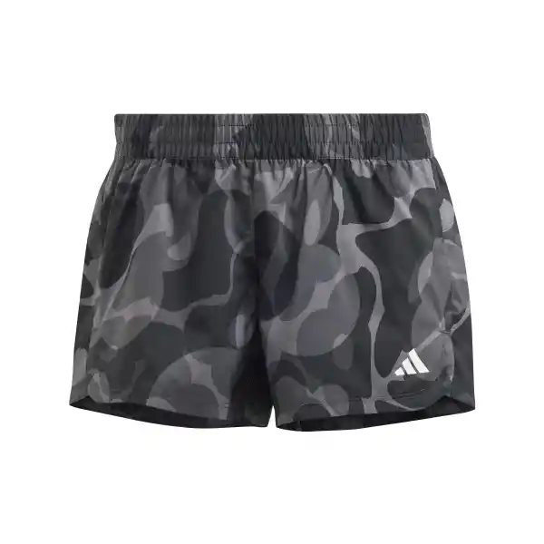 Adidas Short Pacer Tr-Es Aop Para Mujer Negro Talla S